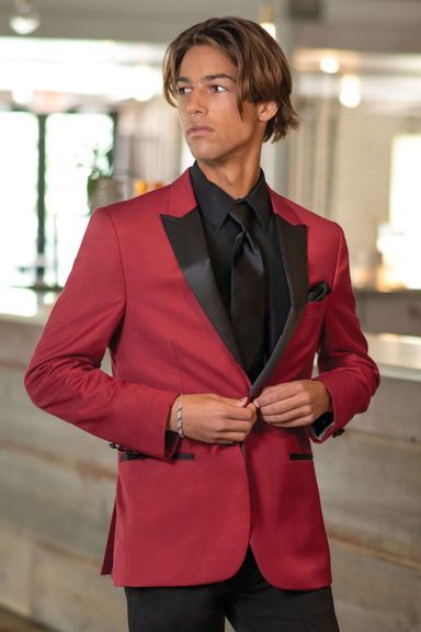 RED STRETCH TUXEDO COUTURE 1910 | STYLE RT