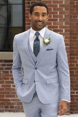 OXFORD BLUE STRETCH SUIT COUTURE 1910 | STYLE OB