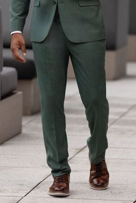 FOREST GREEN STRETCH SUIT COUTURE 1910 | STYLE FO