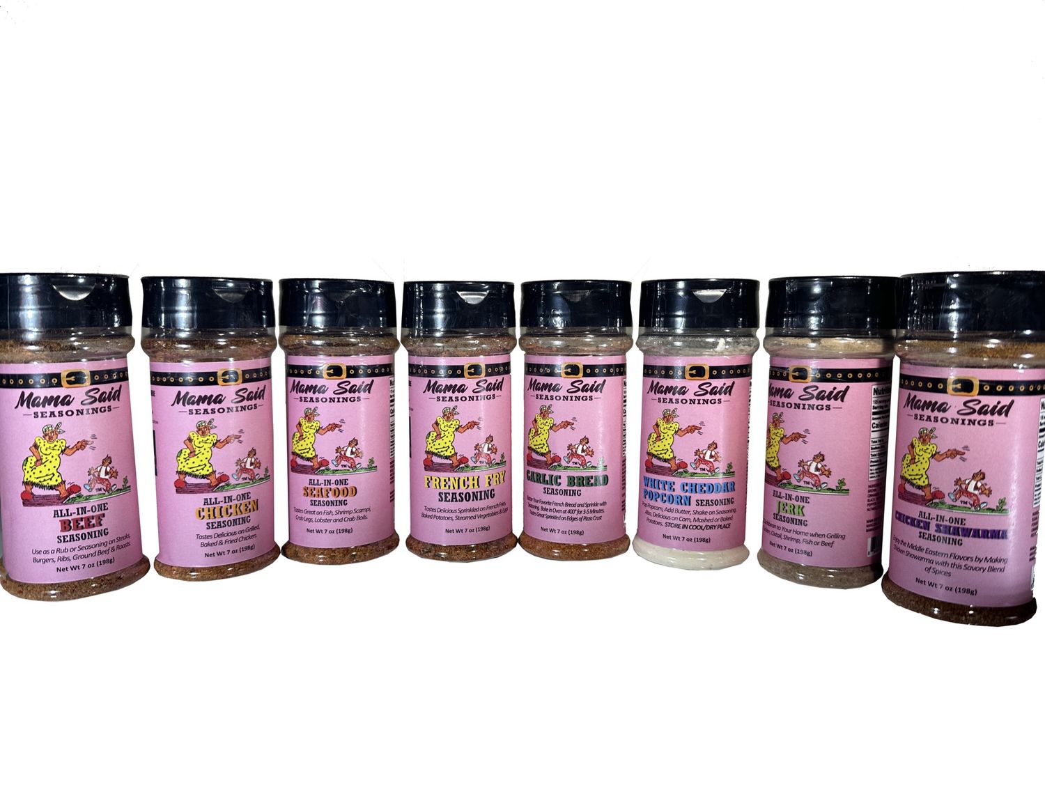 Mama Said Seasonings Set Of (8)