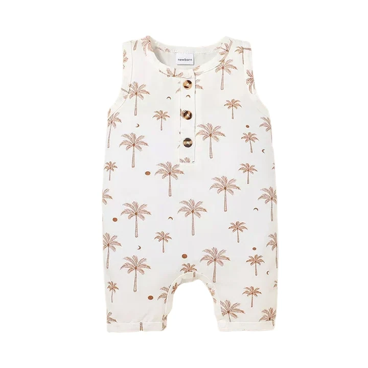 Palm Tree Romper