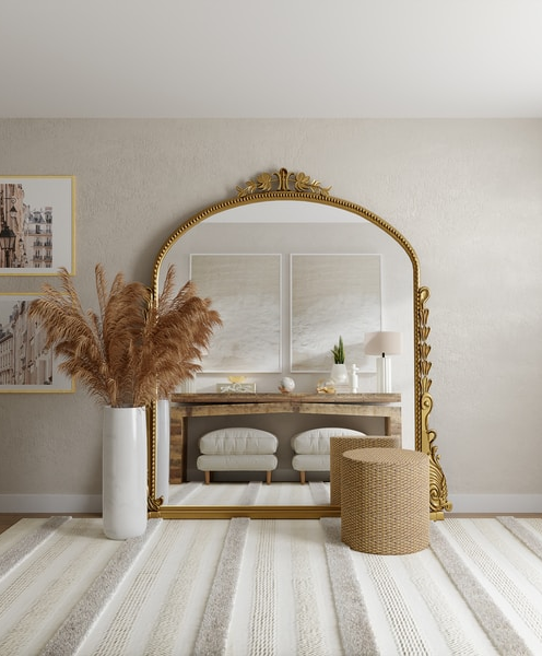 Brass mirror Brass mirror