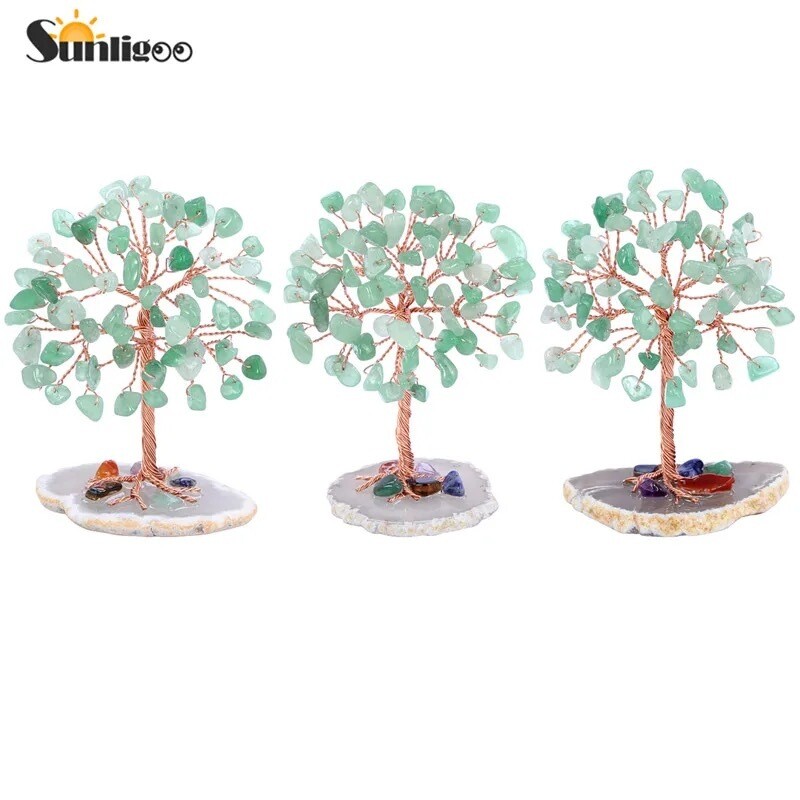 Mini Crystal Tree With Copper Wire