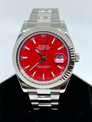 Rolex DJ 41mm Red Dial Oyster