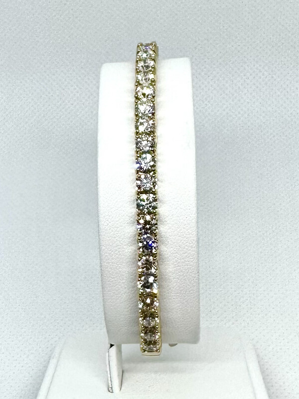 14kt YG 4.90ct Flex Bracelet