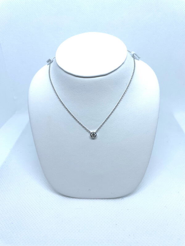 14k WG .13 Ct Dia Solitaire