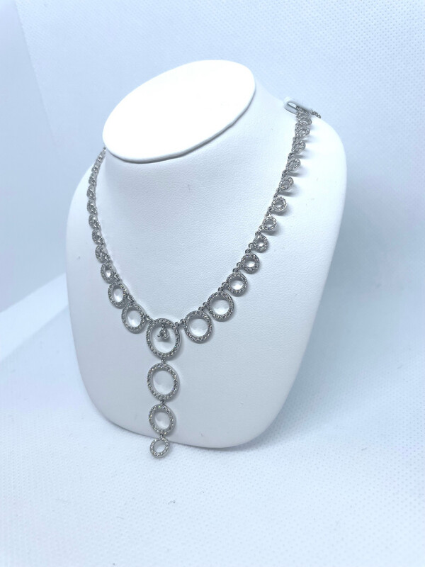 14k WG D1.82 Graduated Circles