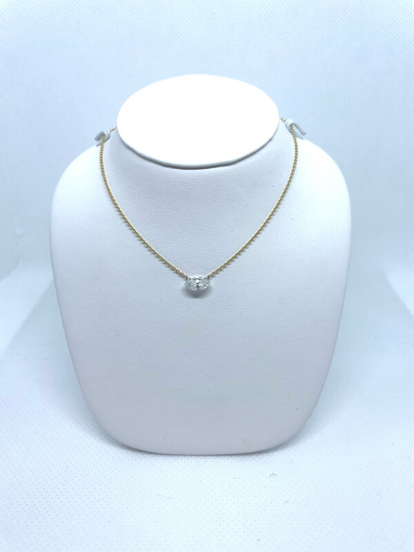 14k YG .69ct Marquee FD
