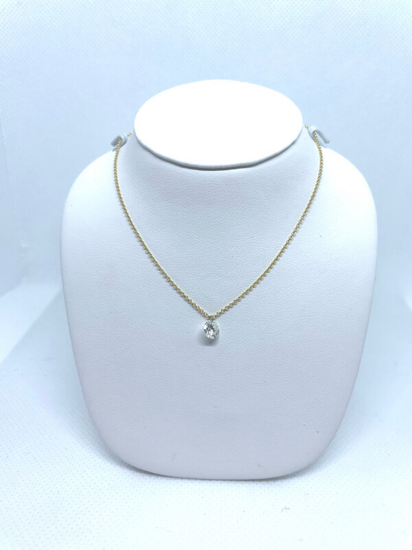 14k YG .53ct Solitare FD