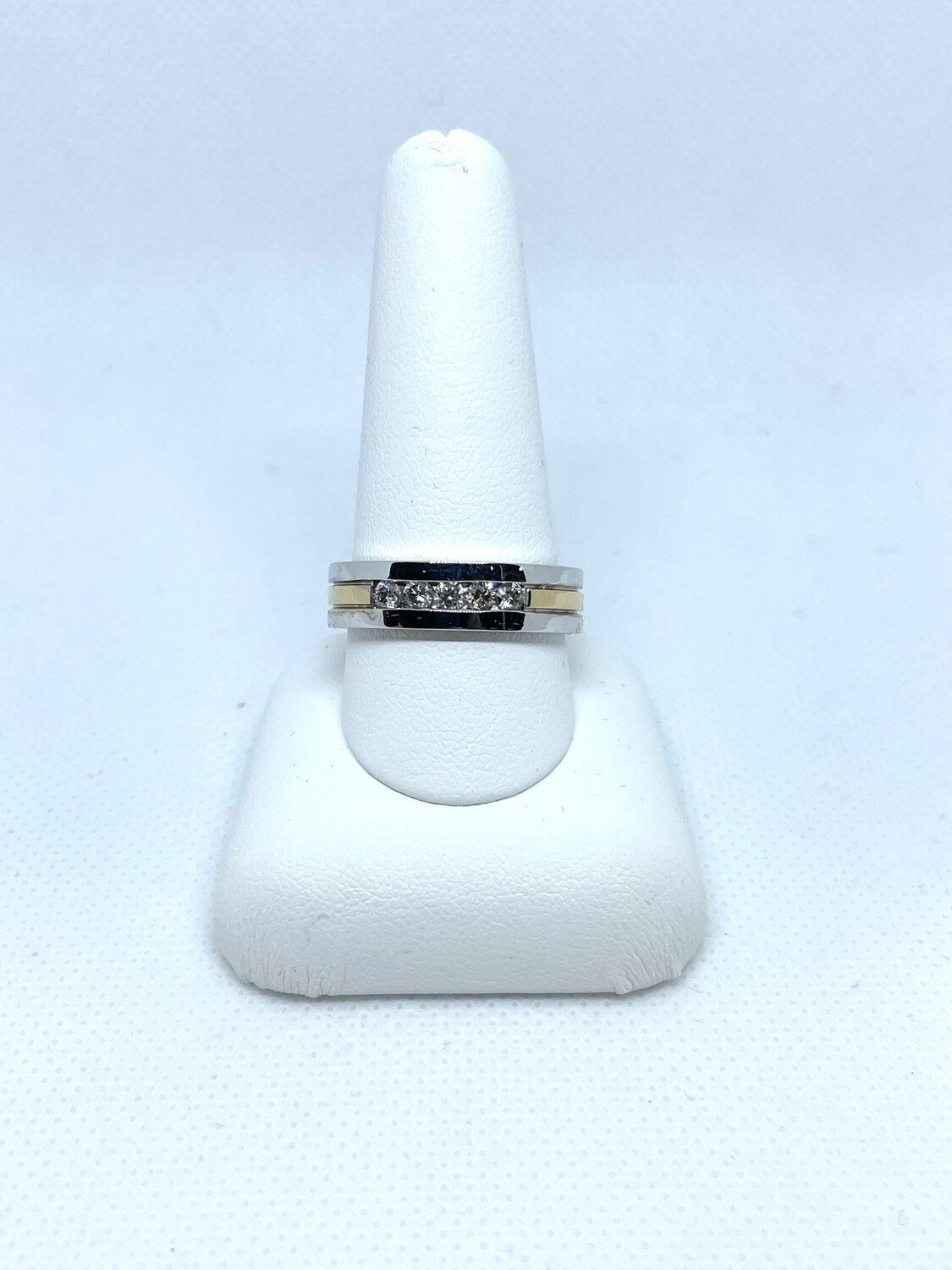 14k YW D:0.42 5 Dia. Mens