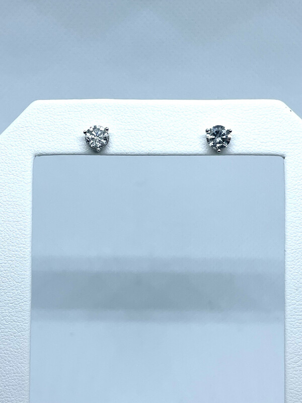 14k 1.00 Ctw Martini Stud