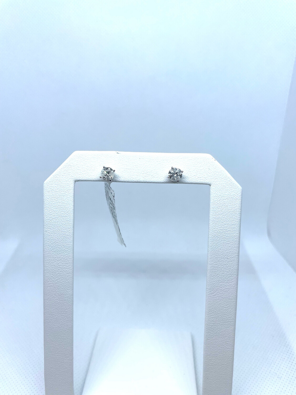 14k 1carat Rnd Stud