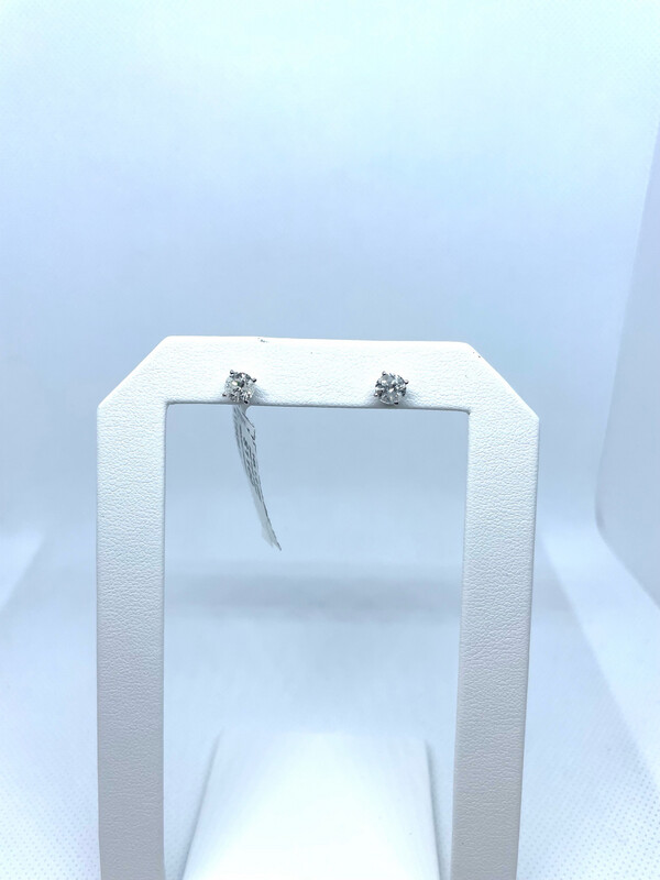 14k 1carat Rnd Stud