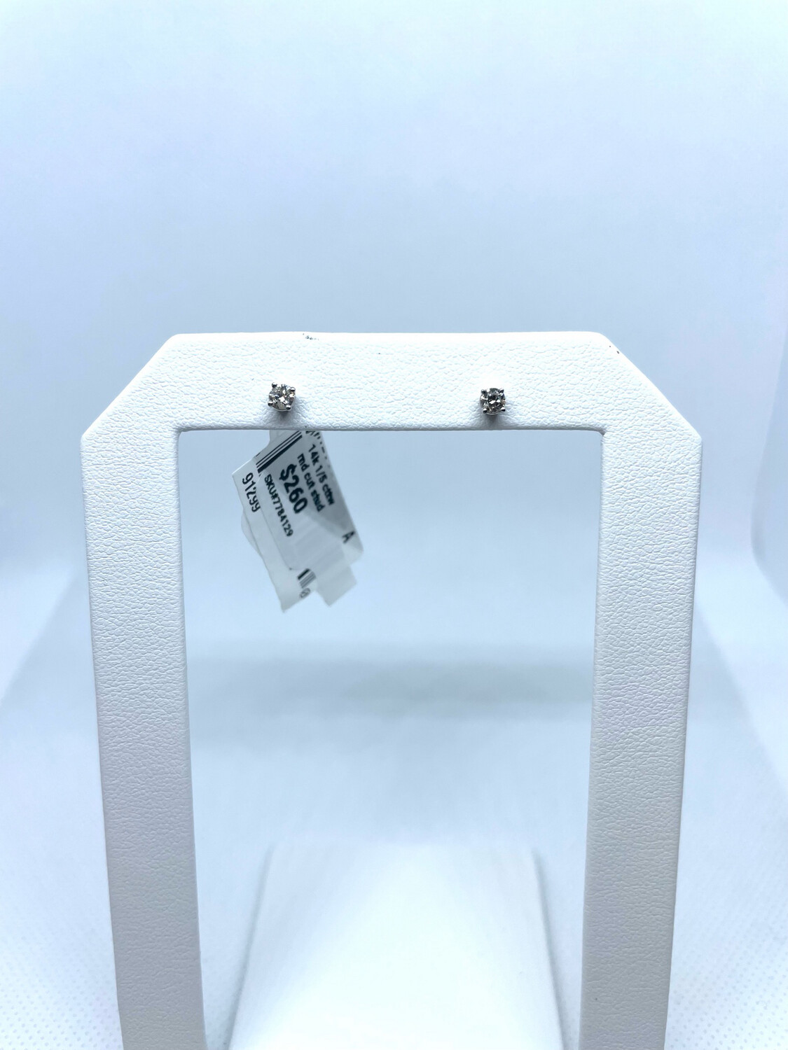 14k W 1/5 Cttw Rnd Cut