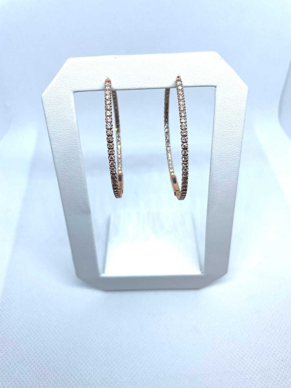 14k RG Hoops