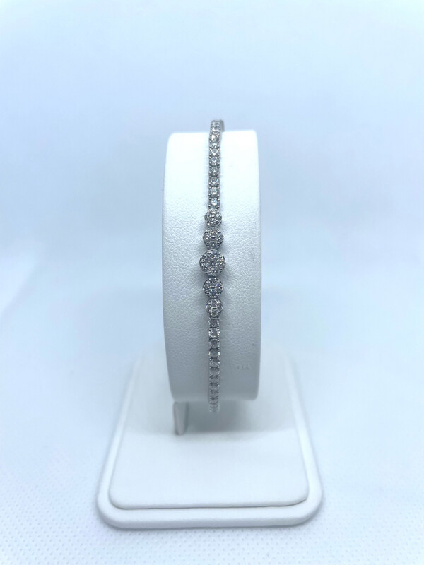 2.77 Carat 14k WG Tennis