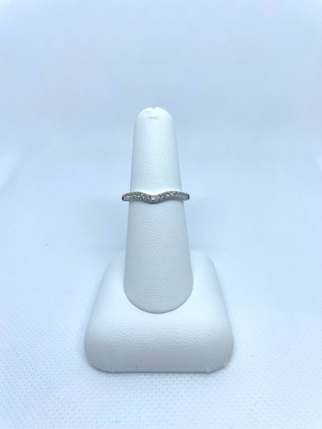 1/4 Carat 10k WG Contour Prong Set