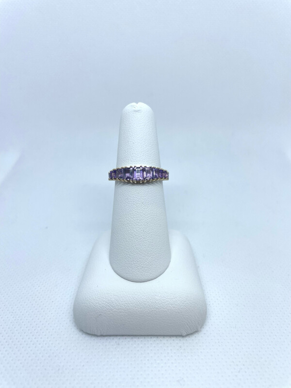 14K YG 1.58 Amethyst Bag