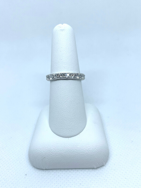14k W Infinity Ring 2.5 Cttw