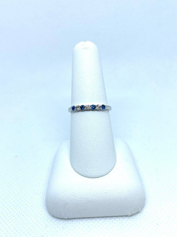 14k W Saph Ring