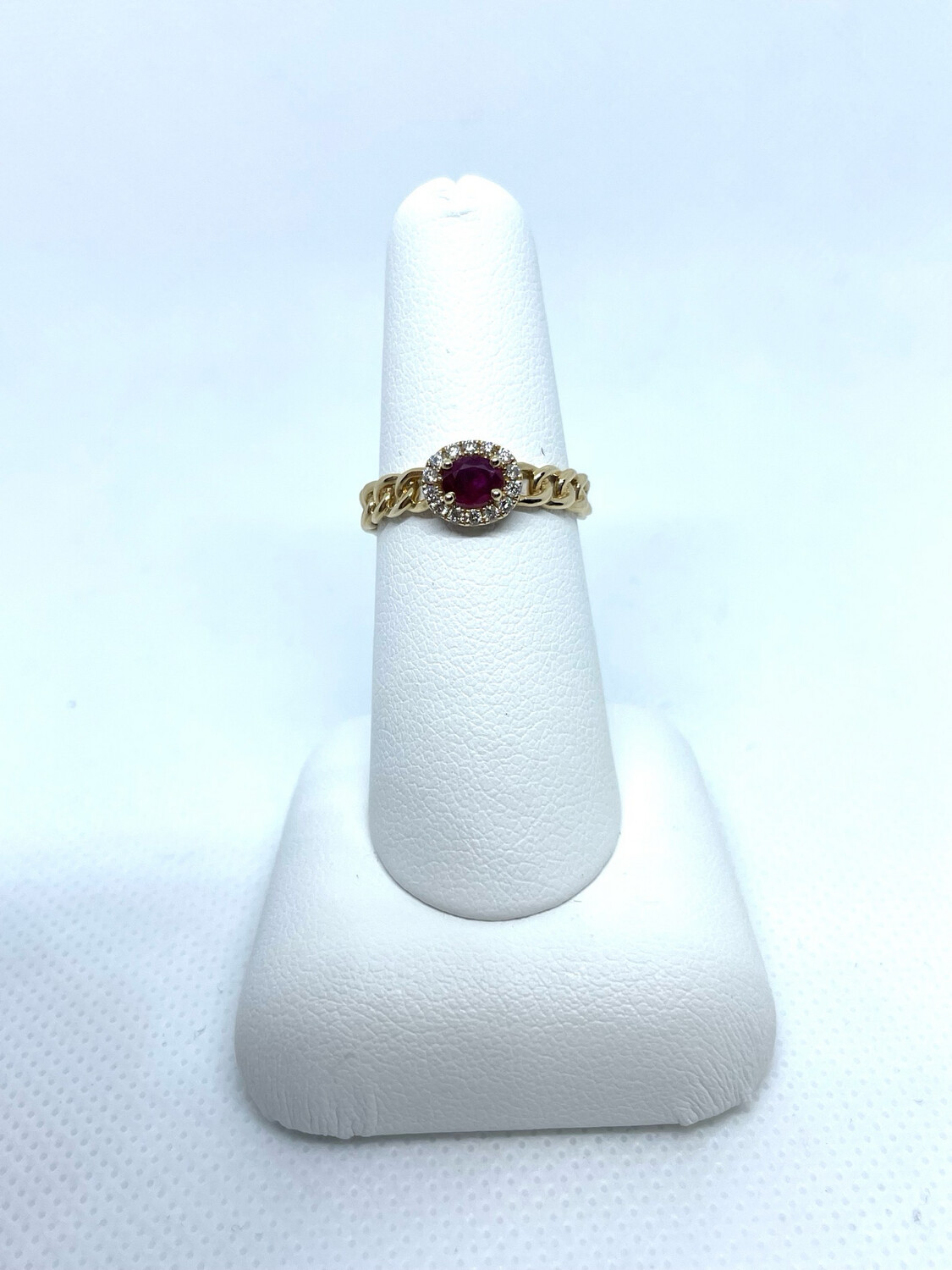 14k Y Ruby Ring