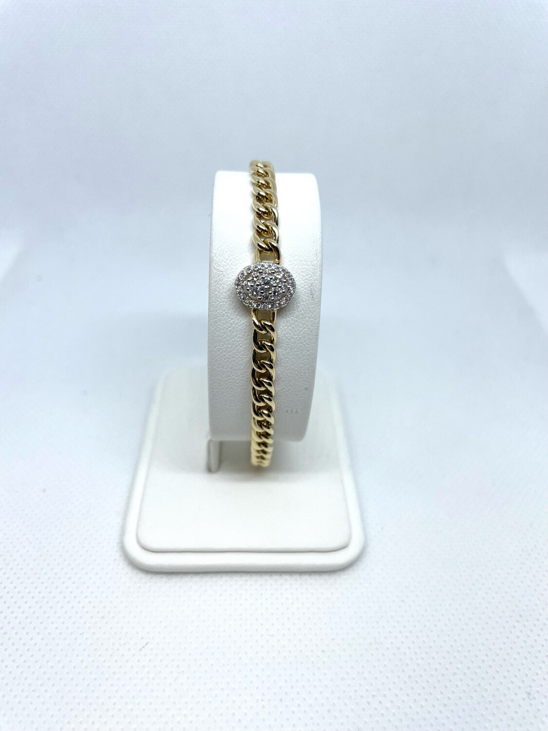 14k Y 0.37 Ct Link Bracelet
