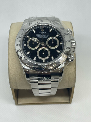 2010 Rolex Daytona Steel Bezel Black Dial