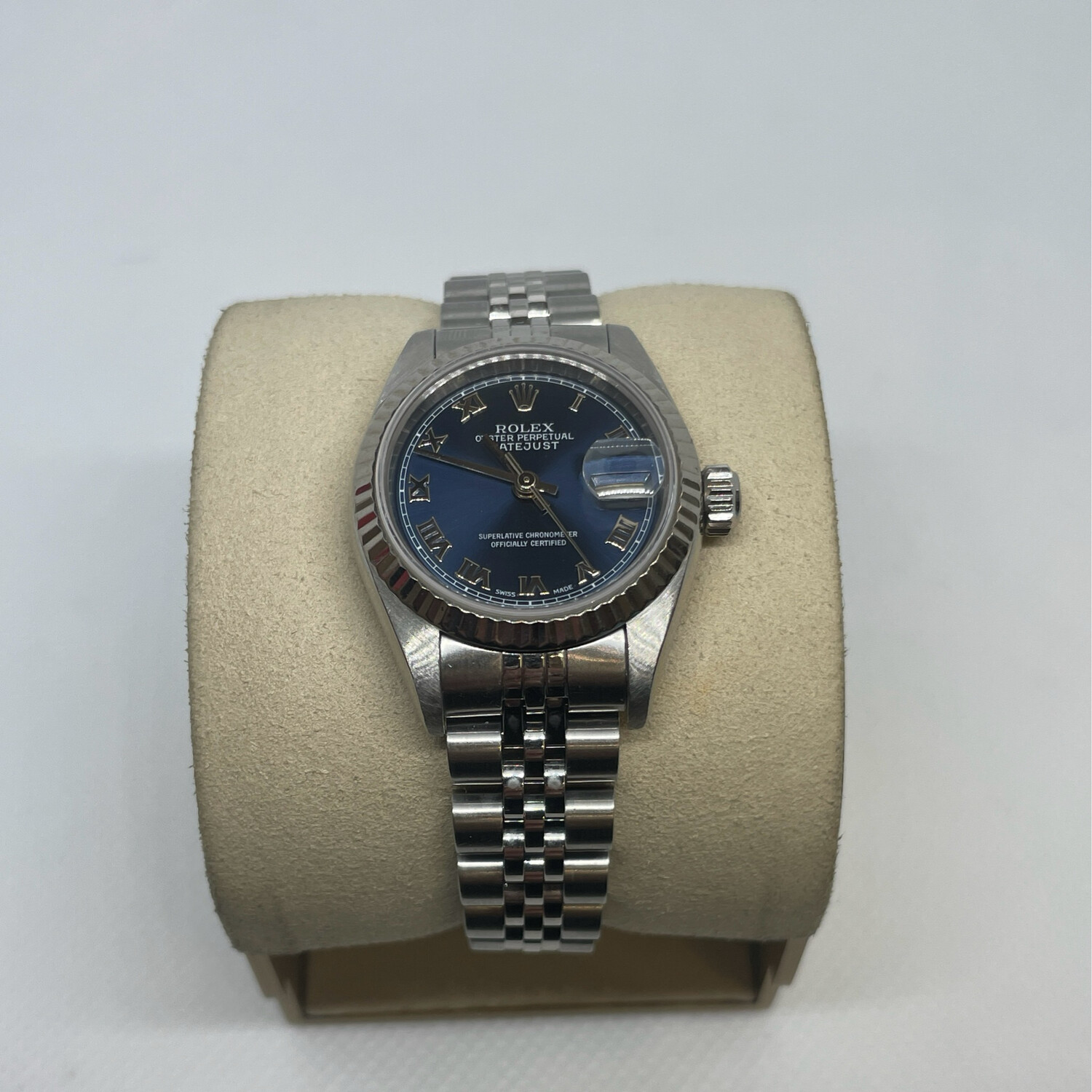2000 DJ 29mm Blue Roman Ladies Watch
