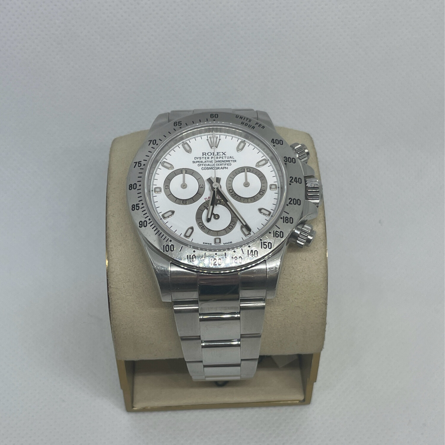(Scr.) Rolex Daytona White APH Dial