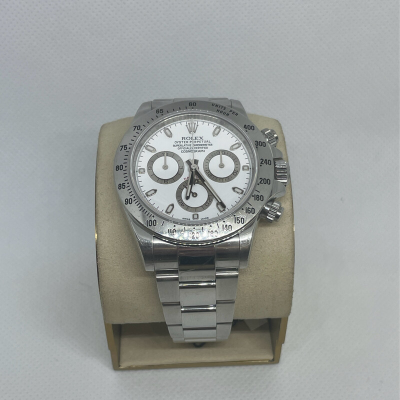 (Scr.) Rolex Daytona White APH Dial