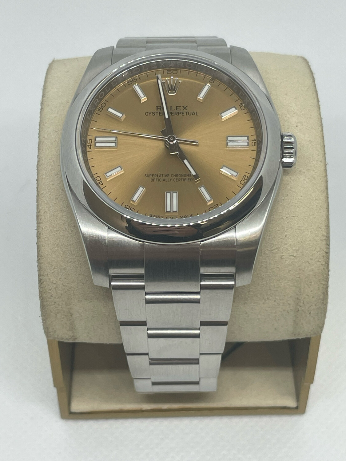 2016 Rolex Oyster Perpetual 36mm Champ Dial