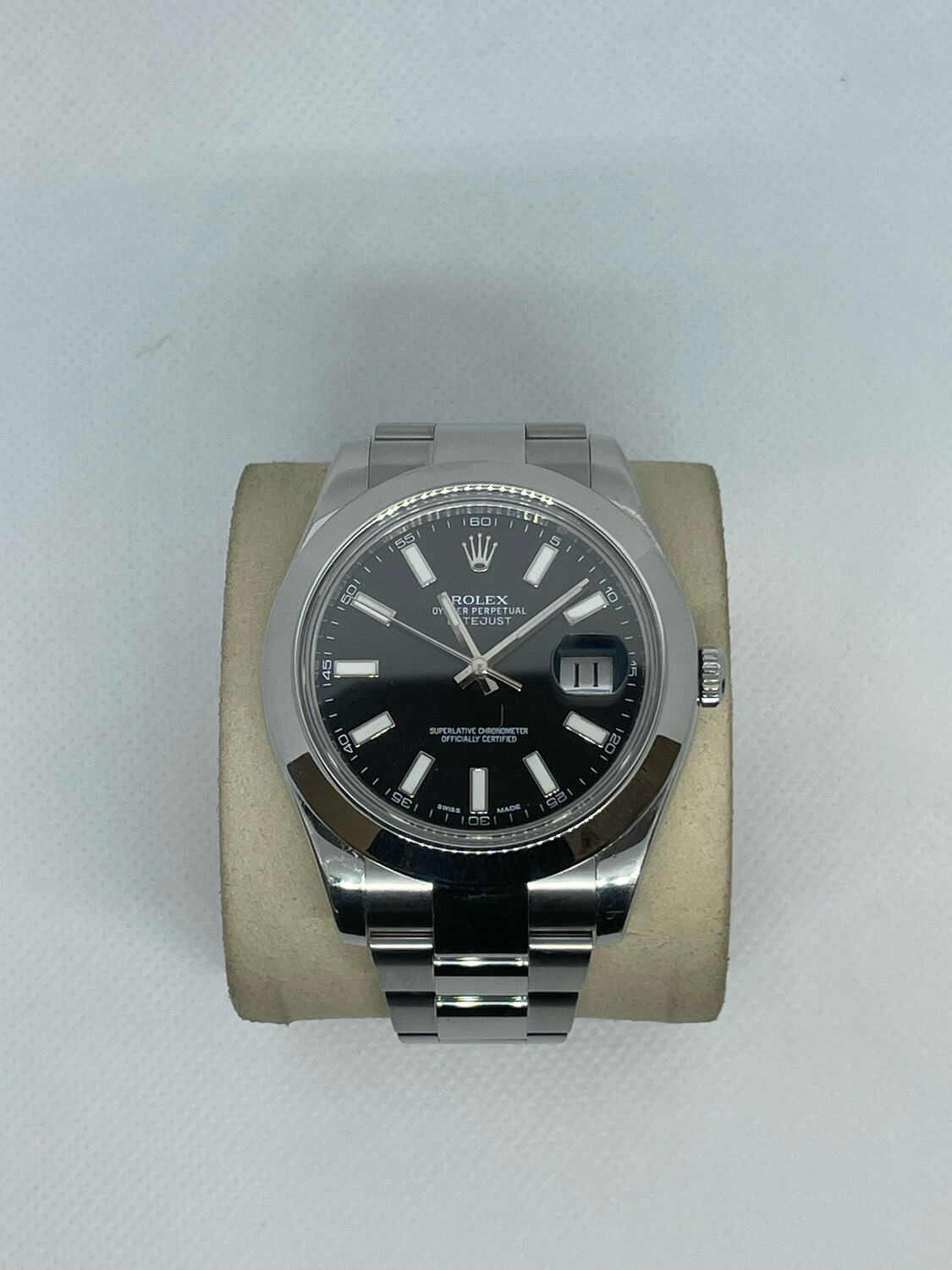 2016 Rolex Datejust 41mm Black Dial