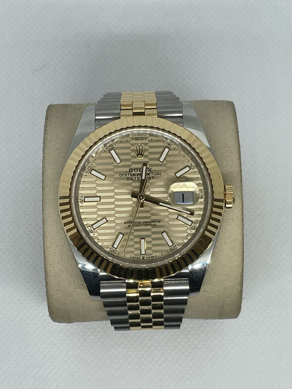 2023 DJ 41mm TTYG Fluted Champagne Dial