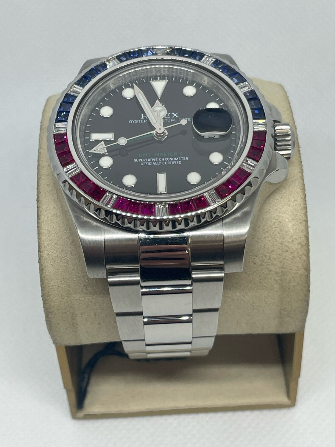 08-09 Rolex GMT MasterII Custom Pepsi