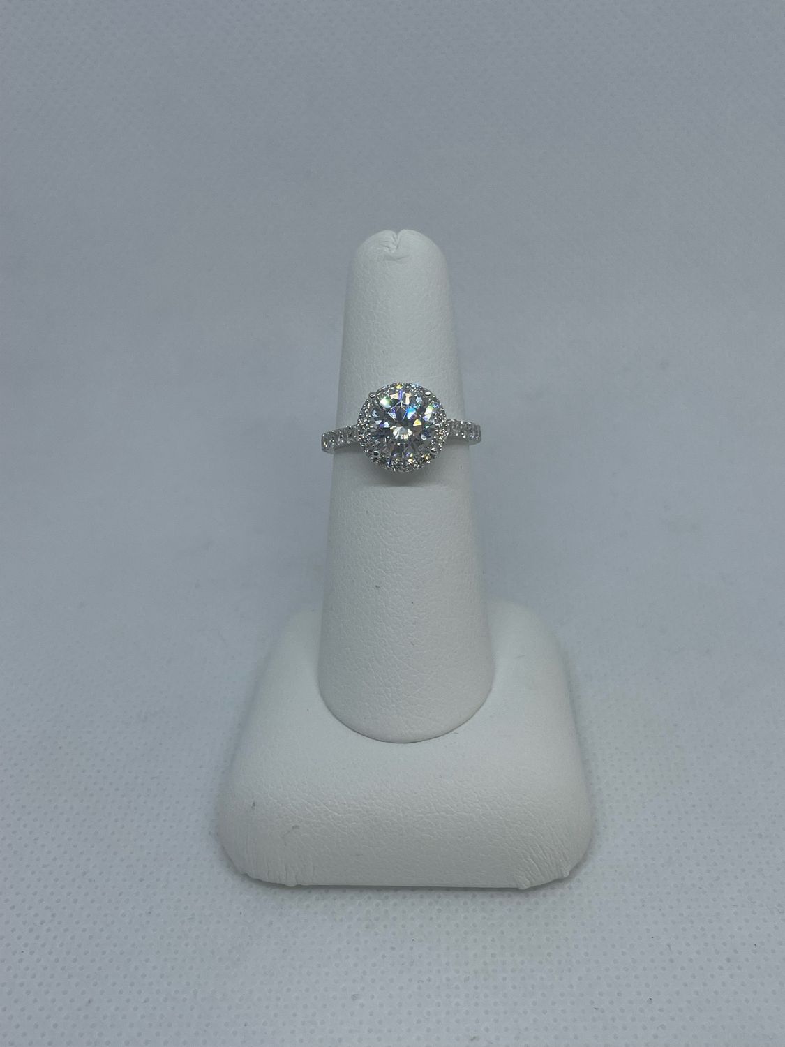 14k Wg Bridal Piece (add Your Own Center Stone)