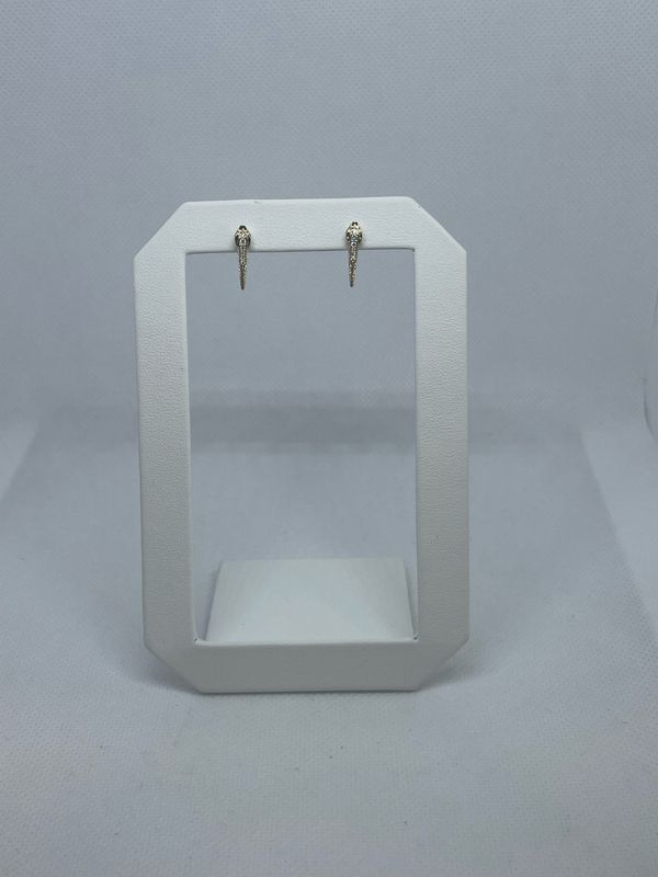 14kt YG 1.70ct Snake Studs