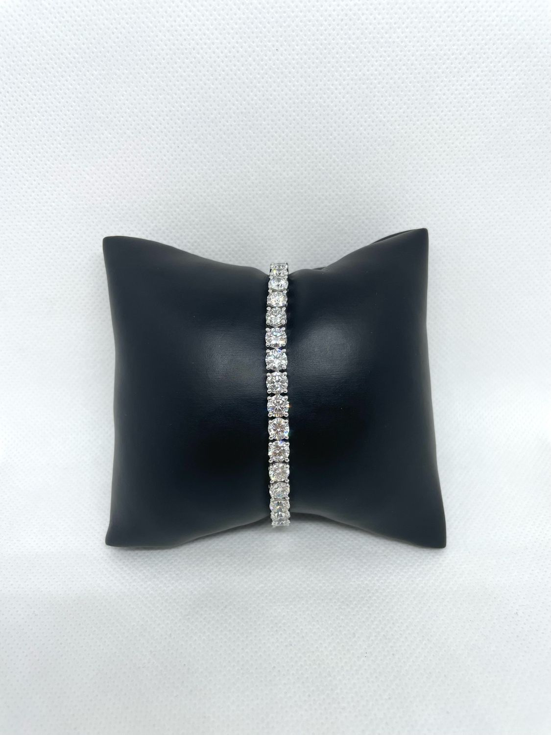 14k Wg 17 Carat LAB Tennis