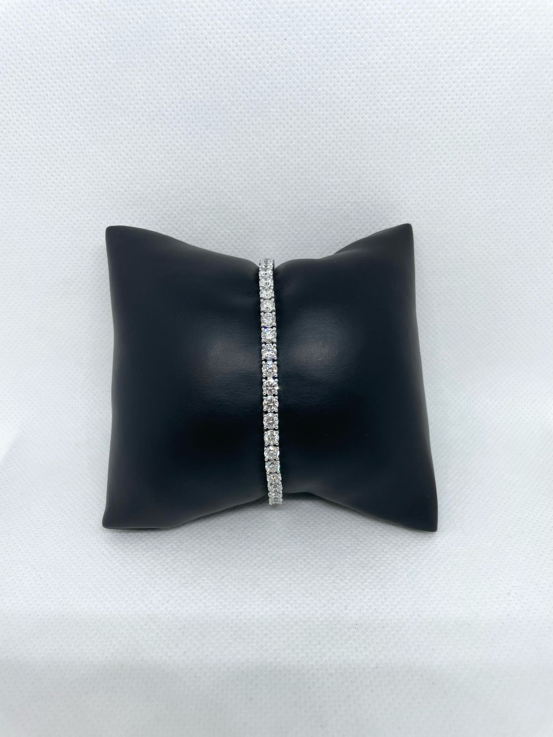14k Wg 10.02 Carat LAB Tennis