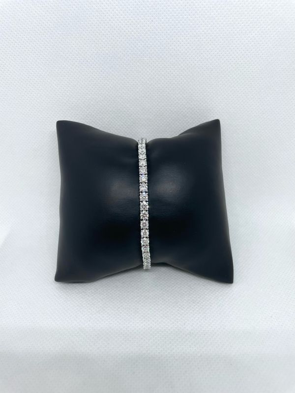 14k Wg 10.02 Carat LAB Tennis