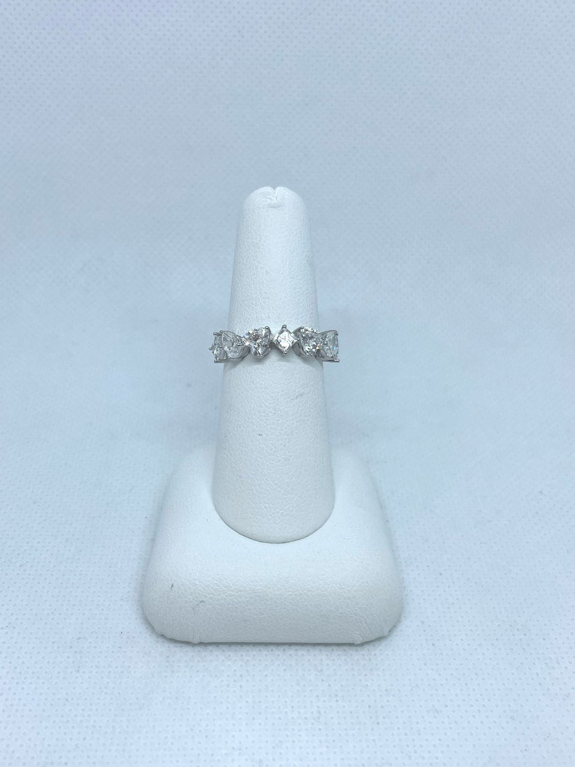 Wg 14k 2 Carat LAB Assorted Cut Ring