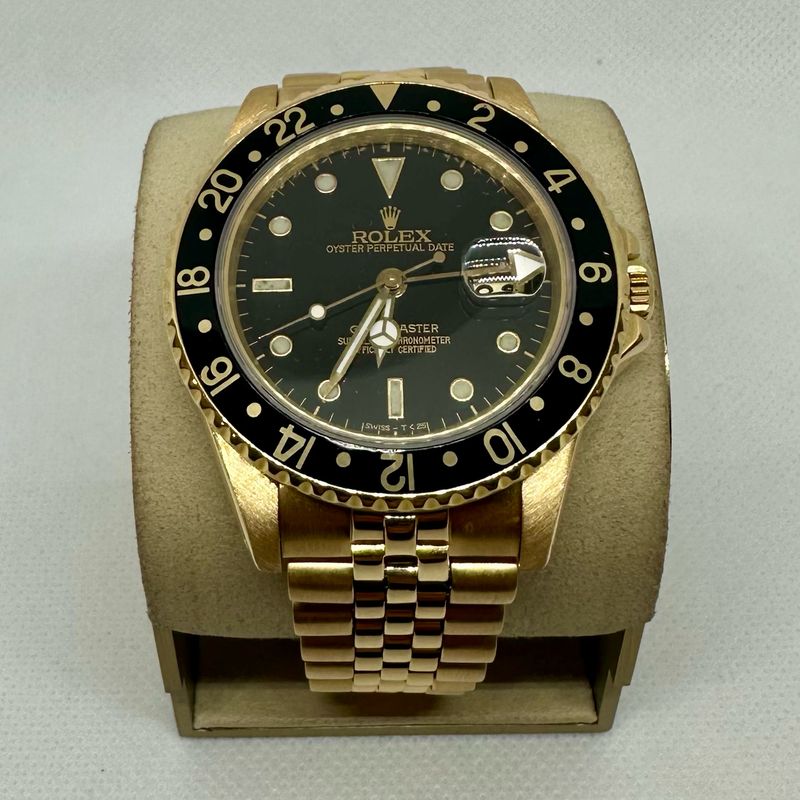 1980 Rolex GMT Master All Gold on Jubilee Bracelet