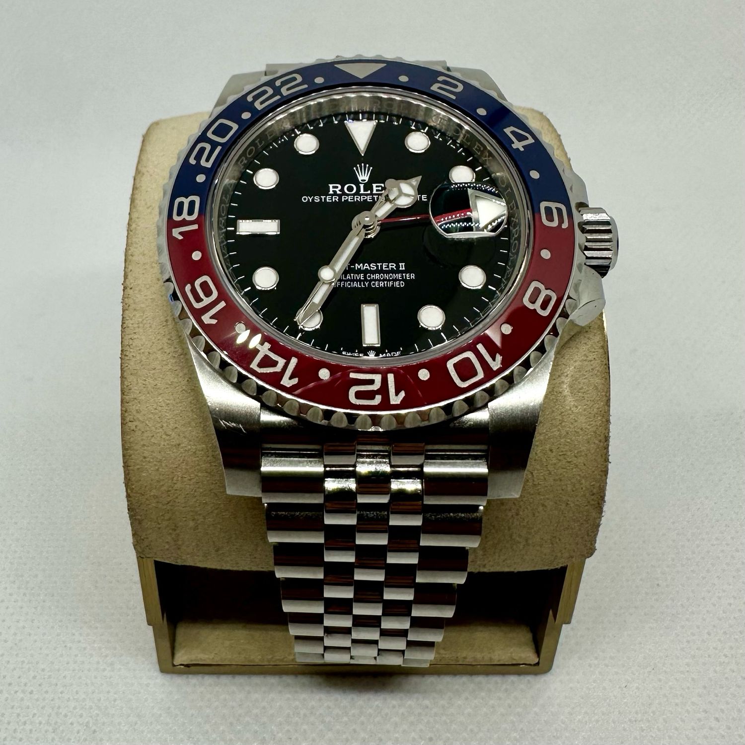 2019 Rolex GMT Master II Blue/Red Bezel “Pepsi”