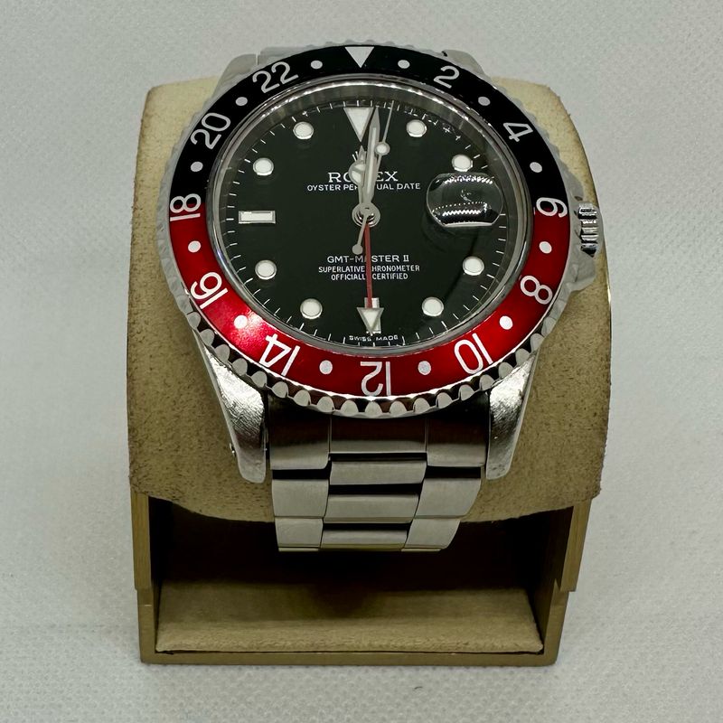 1993 Rolex GMT Master II Red/Black Bezel “Coke”