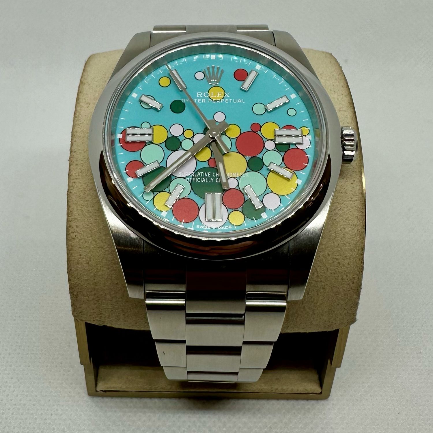 2023 Rolex Oyster Perpetual 41mm AM Celebration Dial