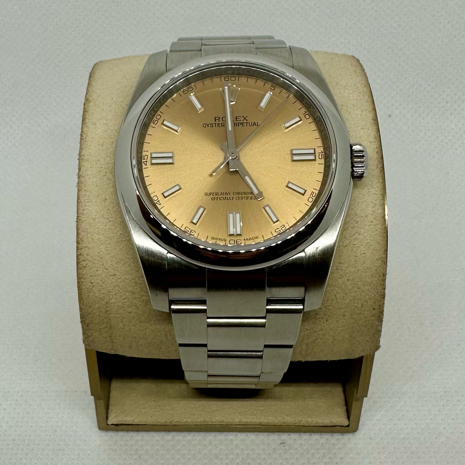 2016 Rolex Oyster Perpetual 36mm Champagne Dial