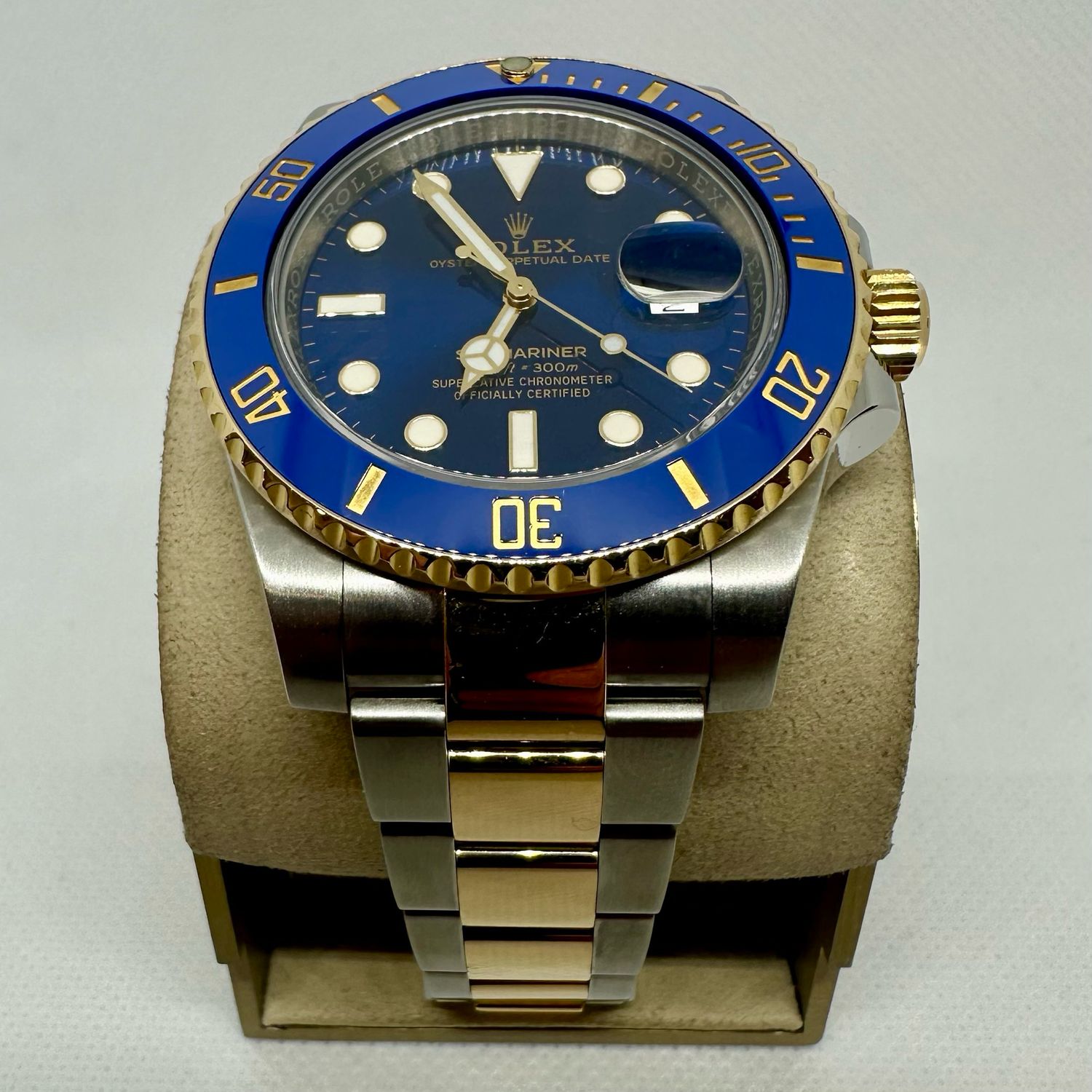 2012 Rolex Submariner Two tone Blue Dial “Bluesy”