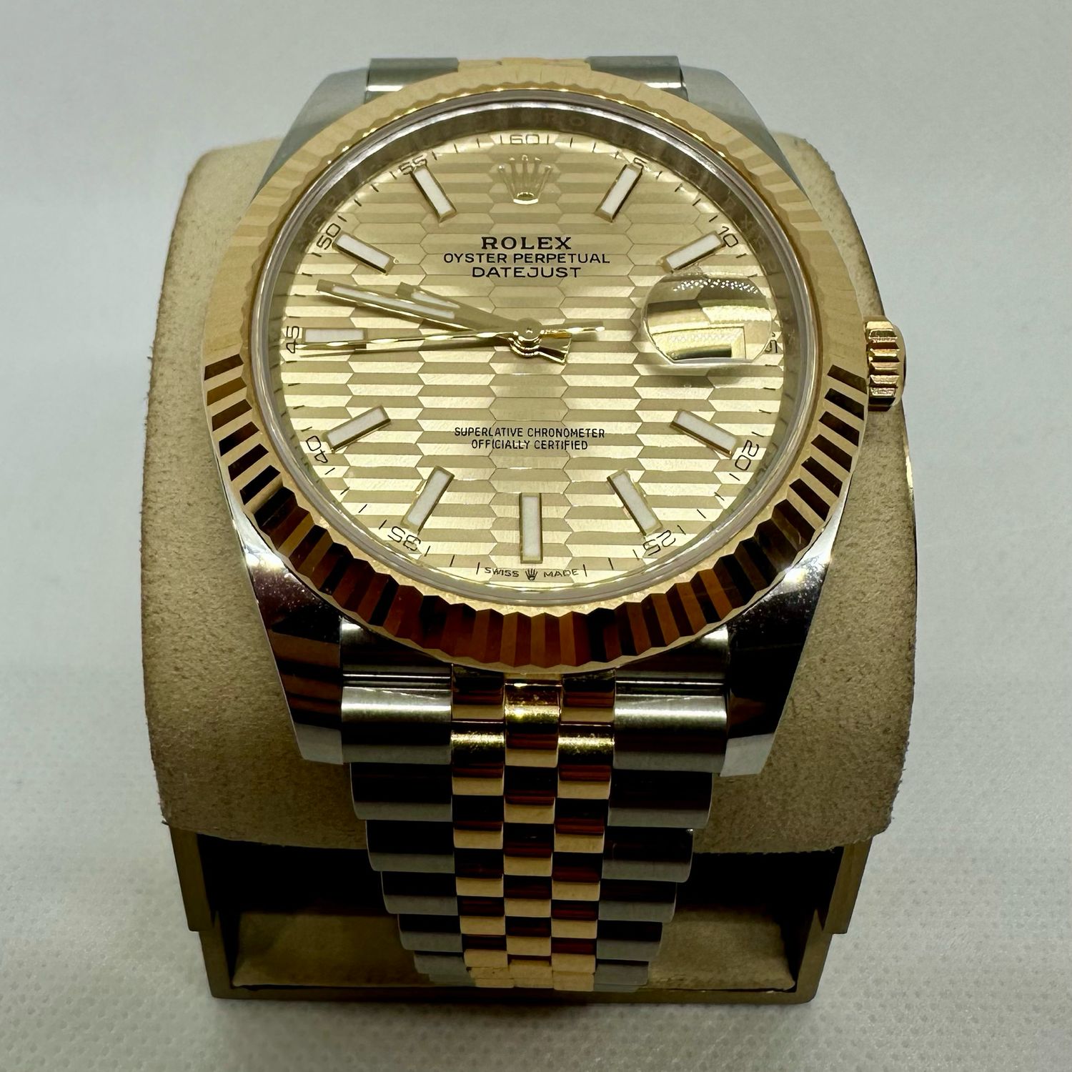 2023 Datejust 41mm Two tone Champagne Motif Dial DISCONTINUED