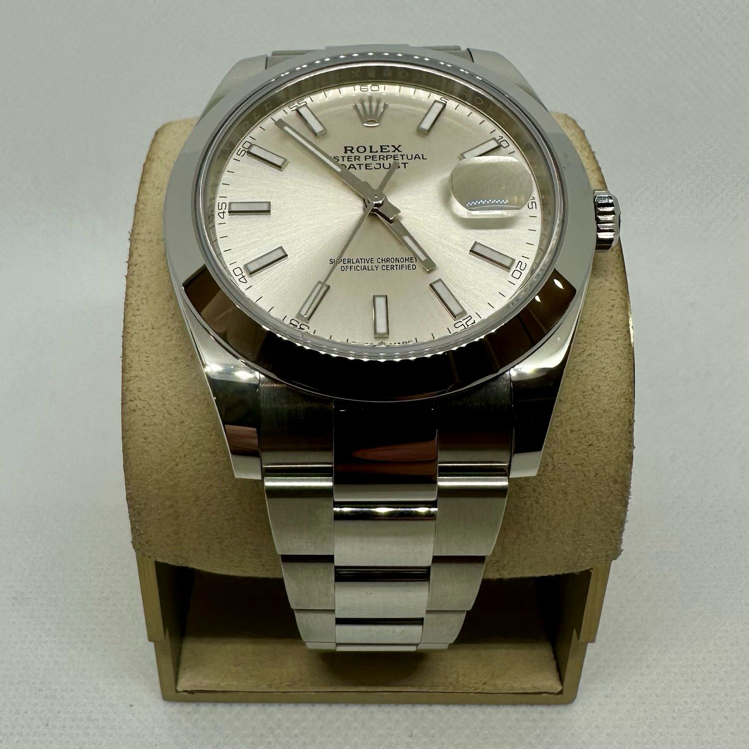2021 Rolex Datejust 41mm Silver Dial