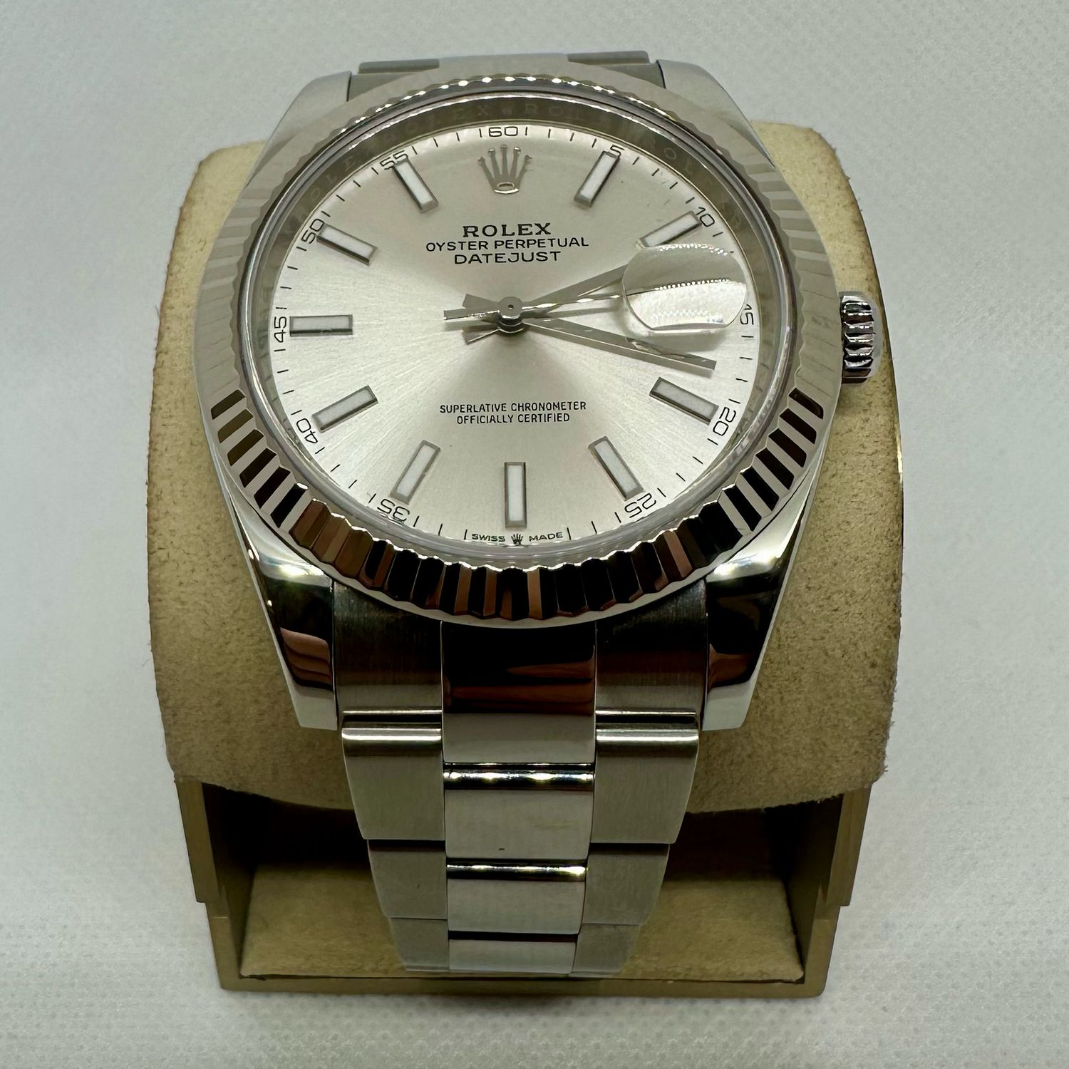 2019 Rolex Datejust 41mm Silver Dial