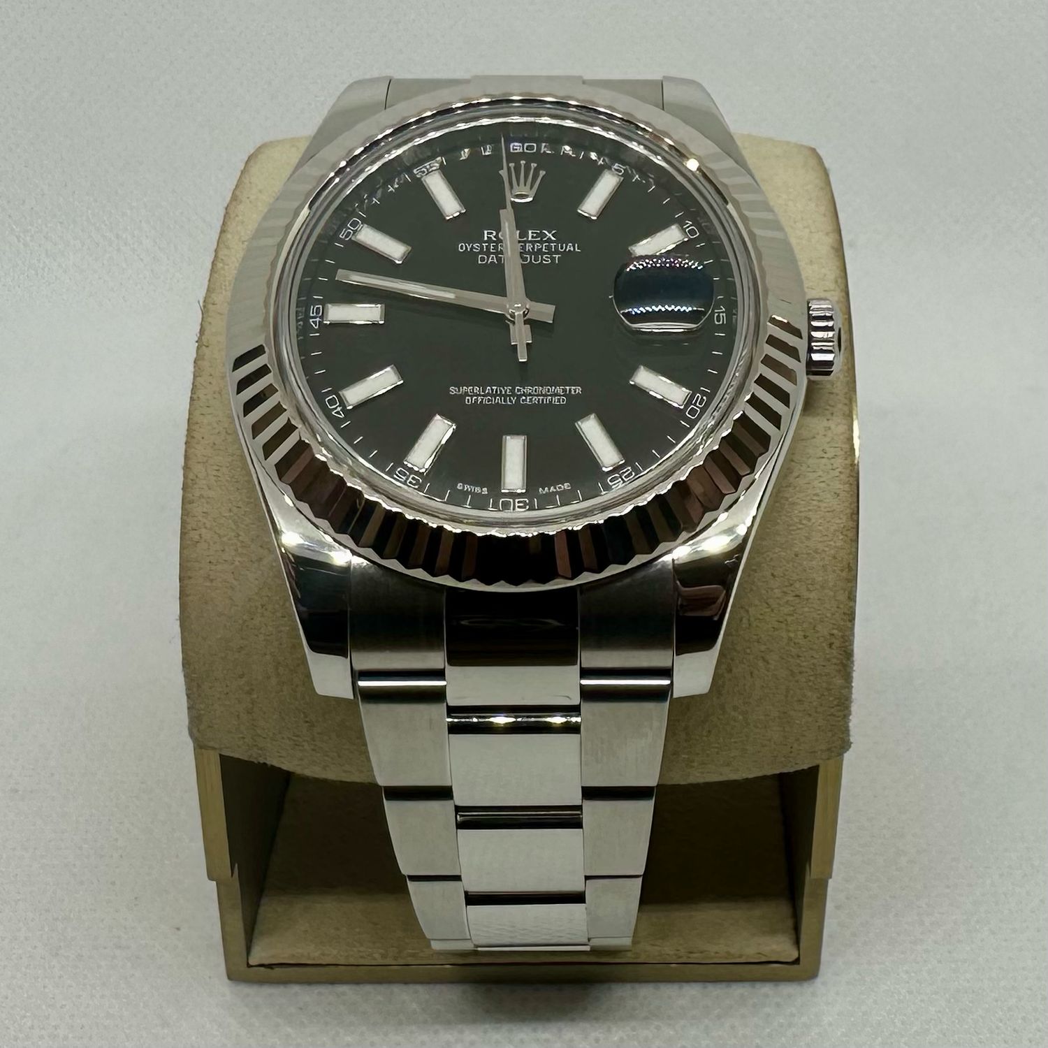 2011 Rolex Datejust 41mm Black Dial